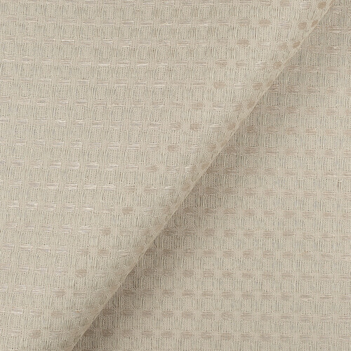 IS010 Waffle 54% Linen / 46% Cotton Fabric Pebble Softened