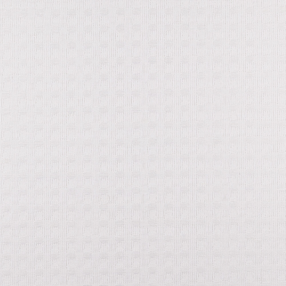 IS010 Waffle 54% Linen / 46% Cotton Fabric Optic White Softened