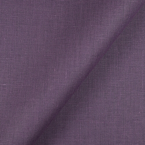IL019 All-purpose 100% Linen Fabric Purple Sage Softened