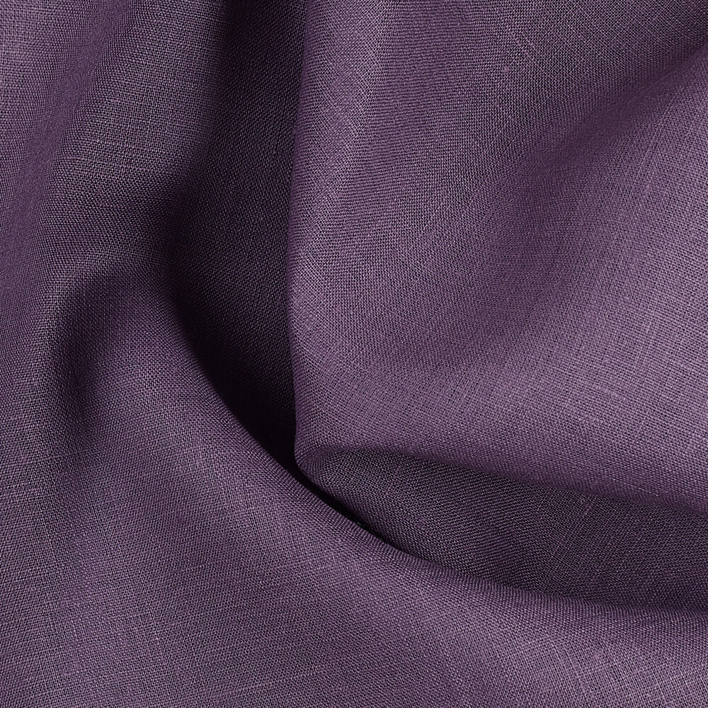 IL019 All-purpose 100% Linen Fabric Purple Sage Softened