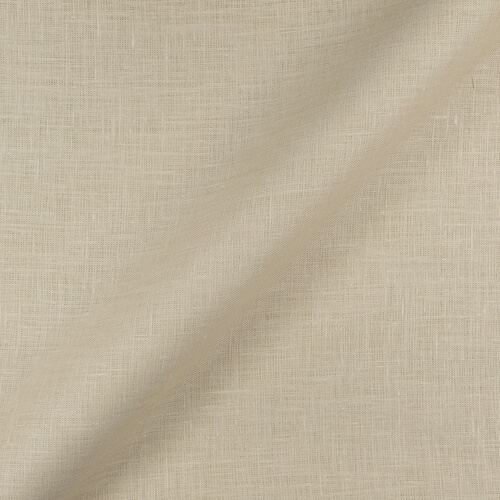 IL019 All-purpose 100% Linen Fabric Marzipan Softened