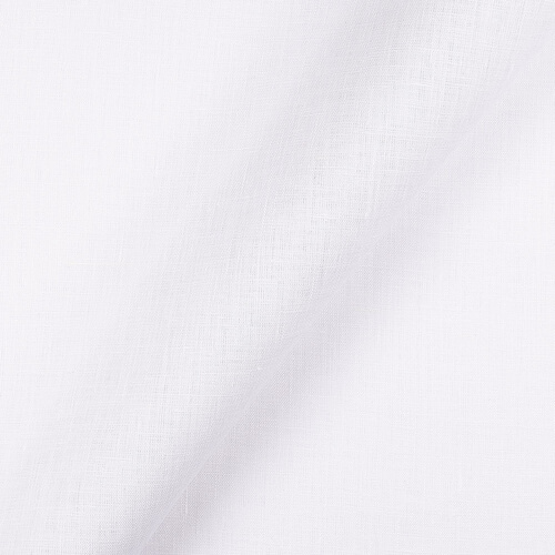 IL020 Handkerchief 100% Linen Fabric Optic White Softened
