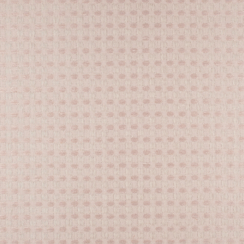 IS010 Waffle 54% Linen / 46% Cotton Fabric Rose Smoke Softened