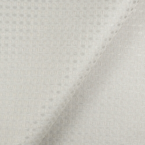 IS010 Waffle 54% Linen / 46% Cotton Fabric Gray Cashmere Softened