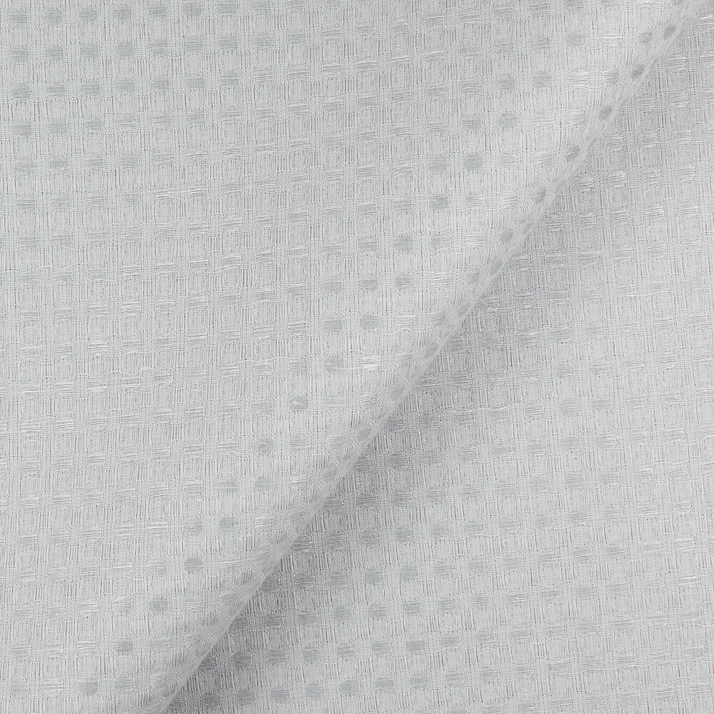 IS010 Waffle 54% Linen / 46% Cotton Fabric Mist Softened