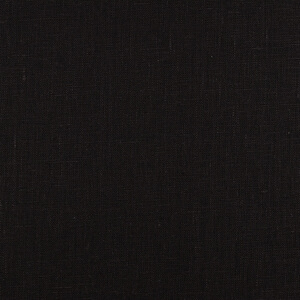4C22    BLACK  Softened - 100% Linen - Heavy (7.1 oz/yd<sup>2</sup>)