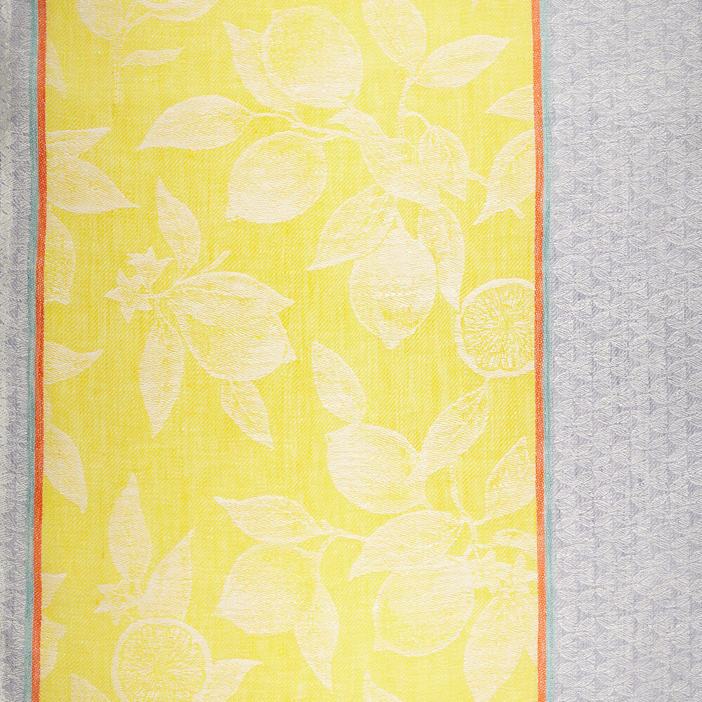 IL085 Narrow Width 100% Linen Fabric Mlt-11 - Lemons
