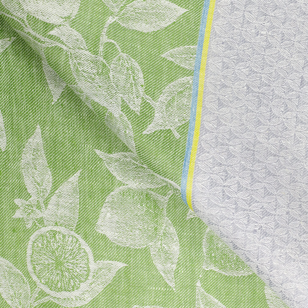IL085 Narrow Width 100% Linen Fabric Mlt-12 - Lemons