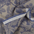 IL098 Jacquard Natural / Insignia Blue - Loire 100% Linen Wholesale Fabric by the Bolt