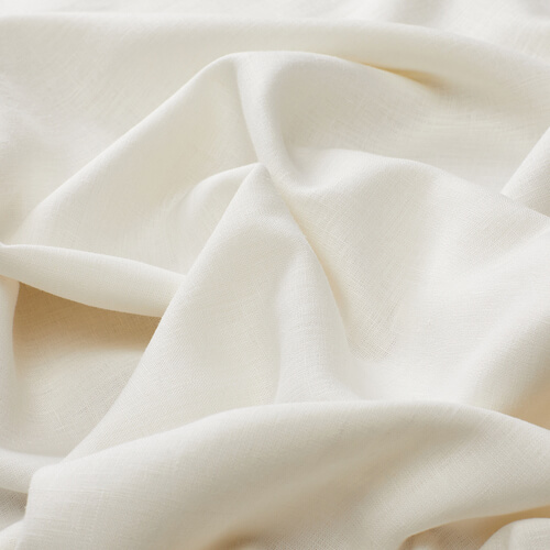 4C22 Rustic  100% Linen Fabric Bleached Fs Premier Finish