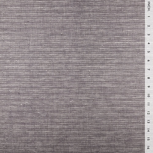 IL097 Double-sided 100% Linen Fabric Asphalt / White - Breeze Fs Signature Finish