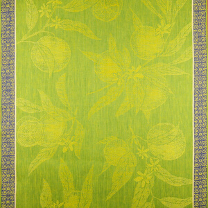 IL085 NAVEL ORANGE  PARROT GREEN MLT-16  - 100% Linen - Medium (6.8 oz/yd<sup>2</sup>)