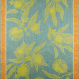 IL085 NAVEL ORANGE BLUE JAY MLT-14 100% Linen Medium (6.8 oz/yd<sup>2</sup>)