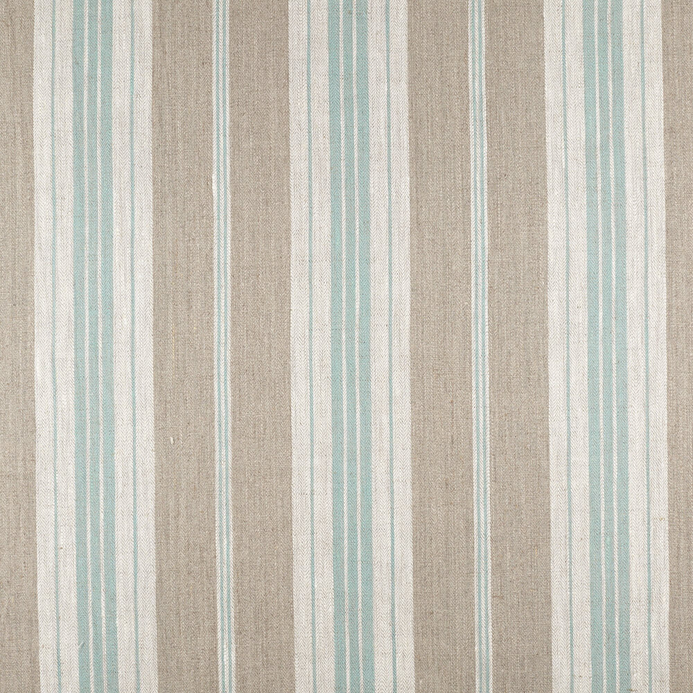 IL087 French Ticking 100% Linen Fabric Mlt-7 - Normandy Fs Premier Finish