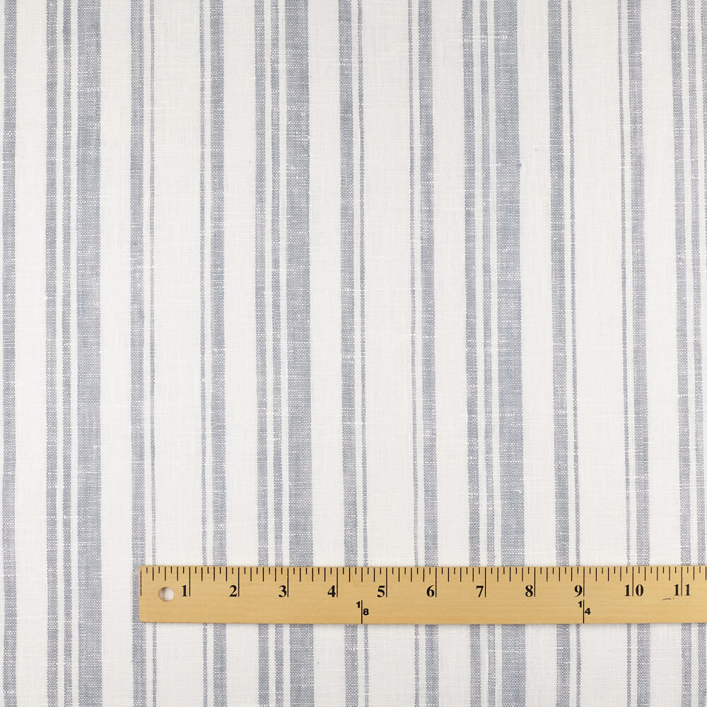 IL084 Narrow Width 100% Linen Fabric Mlt-23 - Olivier Softened