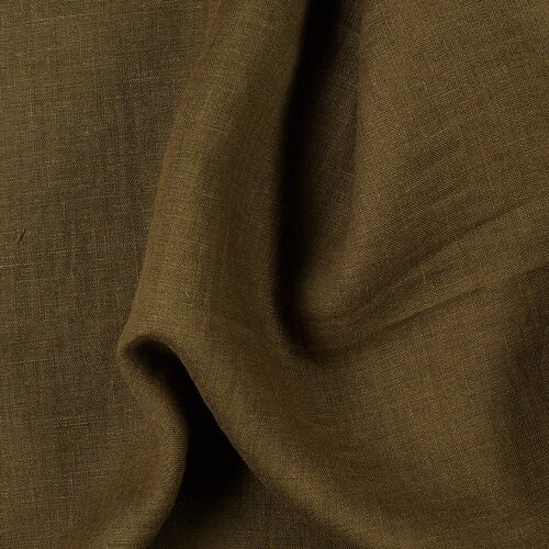 IL019 All-purpose 100% Linen Fabric Olive Branch Fs Signature Finish