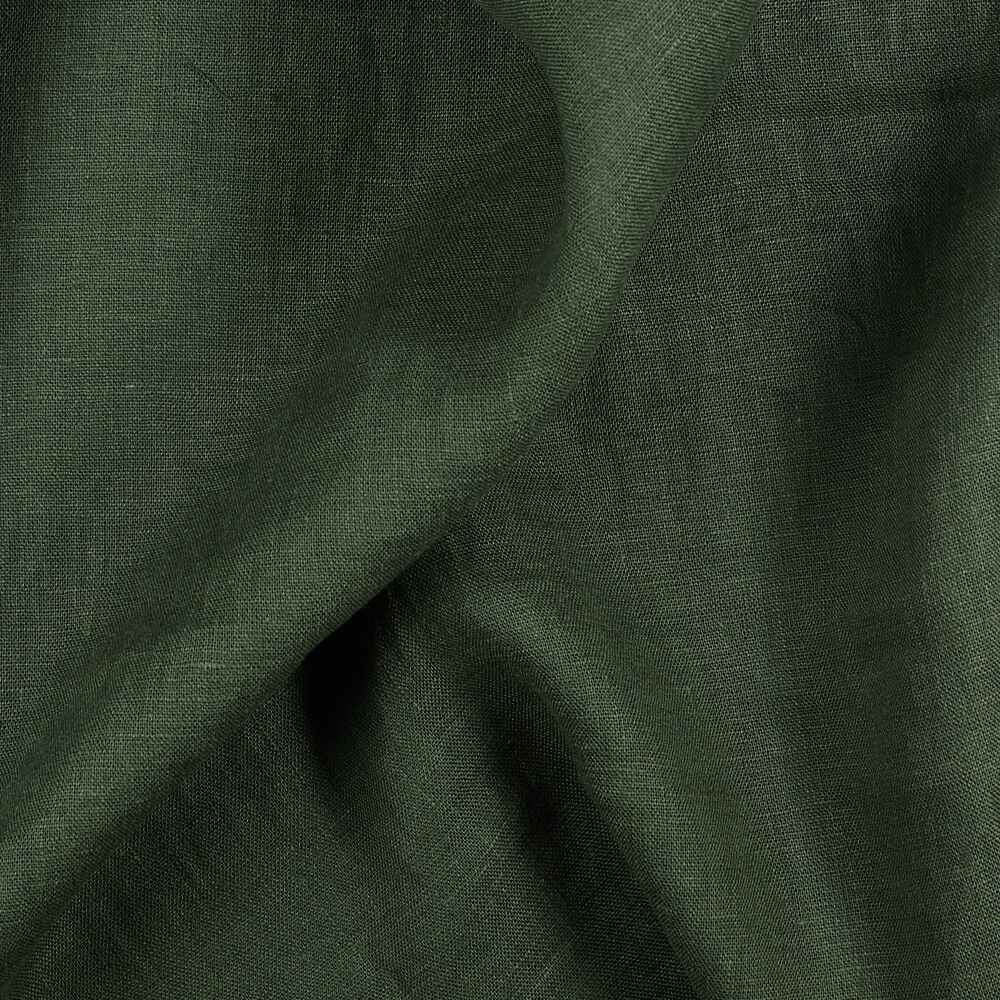 IL019 All-purpose 100% Linen Fabric Evergreen Fs Signature Finish