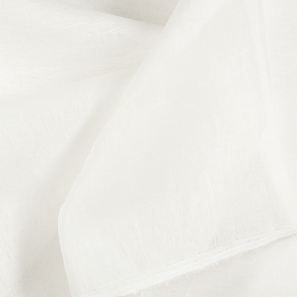 IS008 Sheer 56 % Linen / 44% Cotton Fabric Bleached