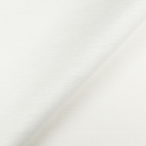 IS012 Shirting 63% Linen / 37% Cotton Fabric Bleached