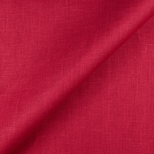 IL019 All-purpose 100% Linen Fabric Sangria Softened