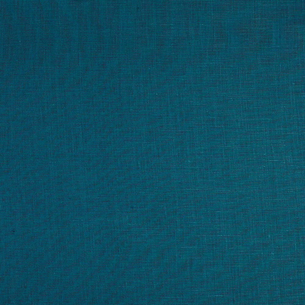 IL019 All-purpose 100% Linen Fabric Moroccan Blue Softened