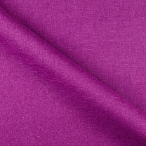IL020 Handkerchief 100% Linen Fabric Dahlia Softened