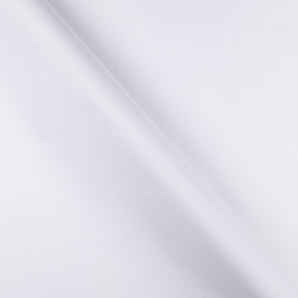 IC005 Percale 100% Cotton Fabric White Softened