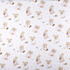 IC008 Muslin White / Mlt Sleeping Rabbits 100% Cotton Fabric