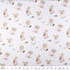 IC008 Muslin White / Mlt Sleeping Rabbits 100% Cotton Fabric