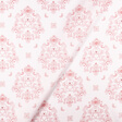 IC008 Teddy Bear WHITE / PINK Softened 100% Cotton Very Light (2.8 oz/yd<sup>2</sup>)