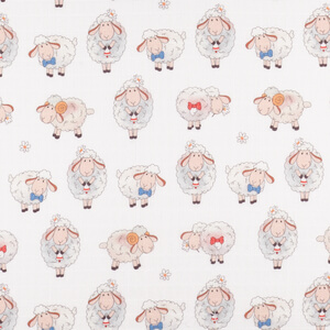 IC008  Soft Sheep  WHITE / MLT  Softened - 100% Cotton - Very Light (2.8 oz/yd<sup>2</sup>)