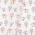 IC008 Muslin White / Mlt Soft Sheep 100% Cotton Discount Fabric
