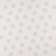 IC008 Dandelion WHITE / BLUE Softened 100% Cotton Very Light (2.8 oz/yd<sup>2</sup>)