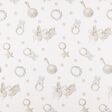 IC008 Baby Rattle WHITE / BLUE Softened 100% Cotton Very Light (2.8 oz/yd<sup>2</sup>)