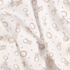IC008 Muslin White / Pink Baby Rattle 100% Cotton Discount Fabric