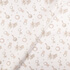 IC008 Muslin White / Pink Baby Rattle 100% Cotton Discount Fabric