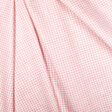 IC005  Gingham 1/8″  WHITE / PINK  Softened 100% Cotton Light (3.6 oz/yd<sup>2</sup>)