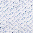 IC005  Clouds  WHITE / BLUE  Softened 100% Cotton Light (3.6 oz/yd<sup>2</sup>)