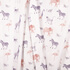 IC005 Percale 100% Cotton Fabric White / Mlt Pink Gentle Safari Softened