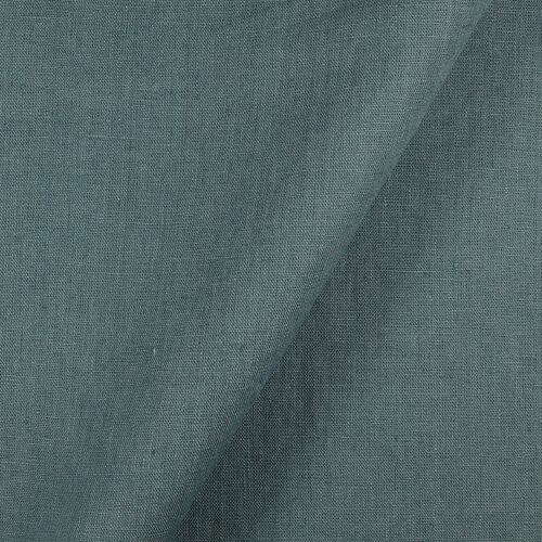 4C22 Rustic  100% Linen Fabric Bluestone Fs Premier Finish
