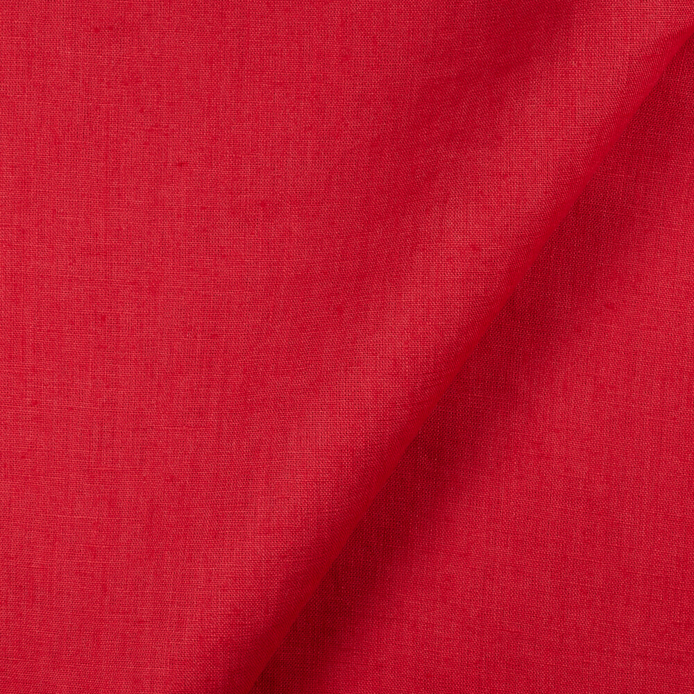 IL019 All-purpose 100% Linen Fabric Red Traviata Fs Signature Finish