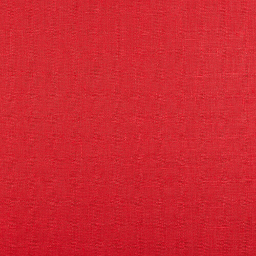 IL019 All-purpose 100% Linen Fabric Fiery Red Fs Signature Finish