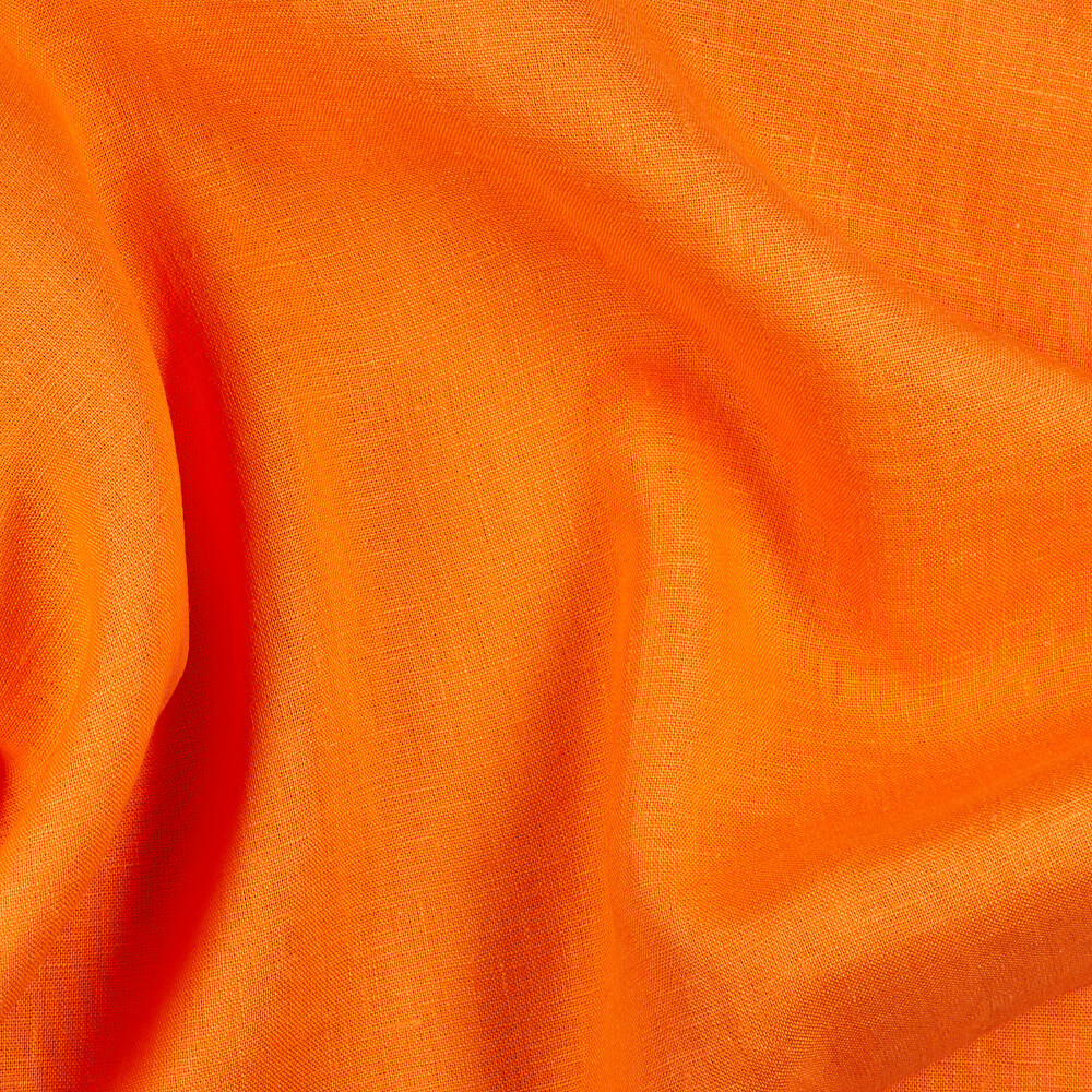 IL019 All-purpose Tangelo 100% Linen Fabric