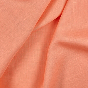 IL019 All-purpose 100% Linen Fabric Peach Pink Fs Signature Finish