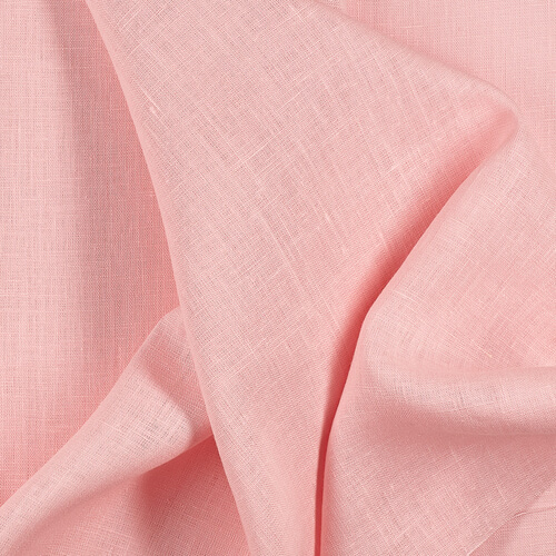 IL019 All-purpose Crystal Rose 100% Linen Wholesale Fabric by the Bolt