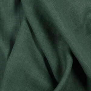 IL019 All-purpose 100% Linen Fabric Emerald Fs Signature Finish