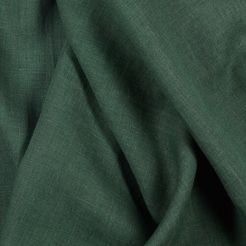 IL019 All-purpose Emerald 100% Linen Wholesale Fabric by the Bolt