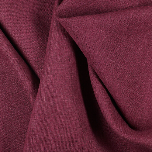 IL019 All-purpose Wildcherry 100% Linen Wholesale Fabric by the Bolt