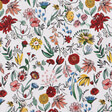 IC023 Pablo Flowers WHITE / MLT Softened 100% Cotton Light (4.4 oz/yd<sup>2</sup>)