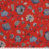 IC023 Faille Red / Mlt Jacobean Jewelry 100% Cotton Wholesale Fabric by the Bolt